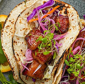 Pork Belly Burnt End Tacos