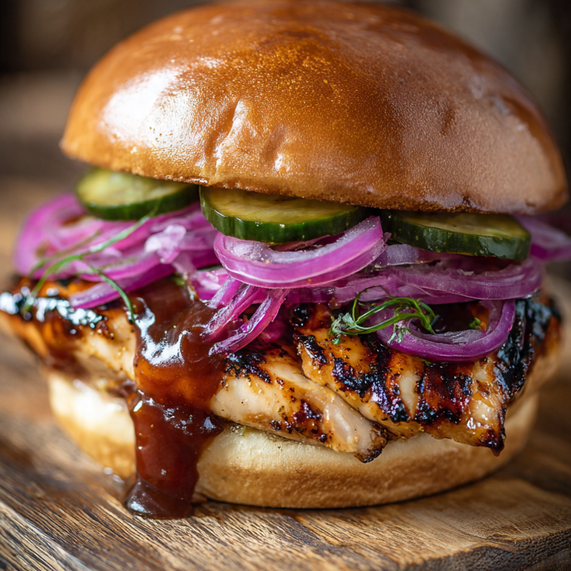 Grilled BBQ Chicken Sandwich