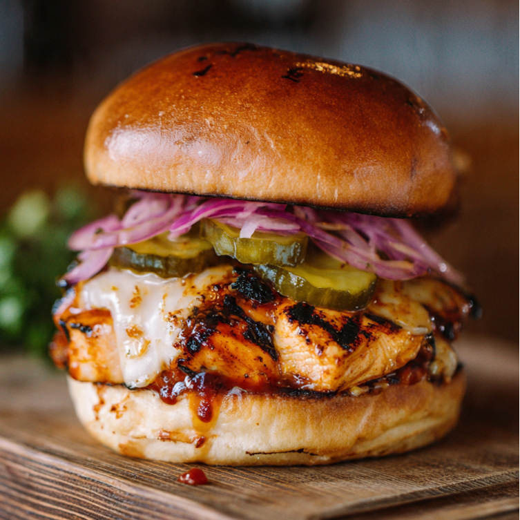 Grilled BBQ Chicken Sandwich