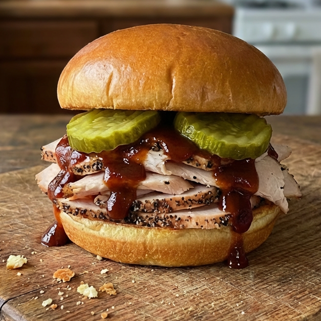 Pit Master Sampler: Brisket - Pork - Turkey - Chicken