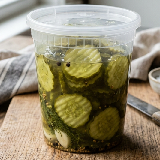 Dill Pickle BBQ Chips 12oz container