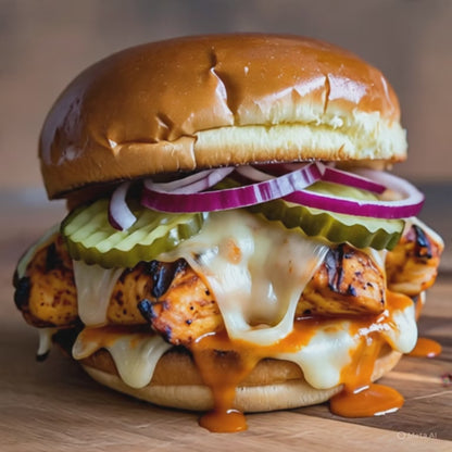 East Coast Buffalo Chicken Breast Sandwich on a Roll