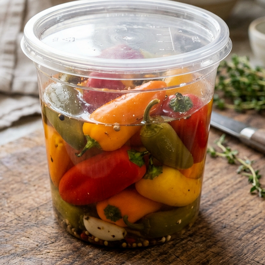 Sweet Pepper & Jalapeno Whole Mix Pickled 16oz